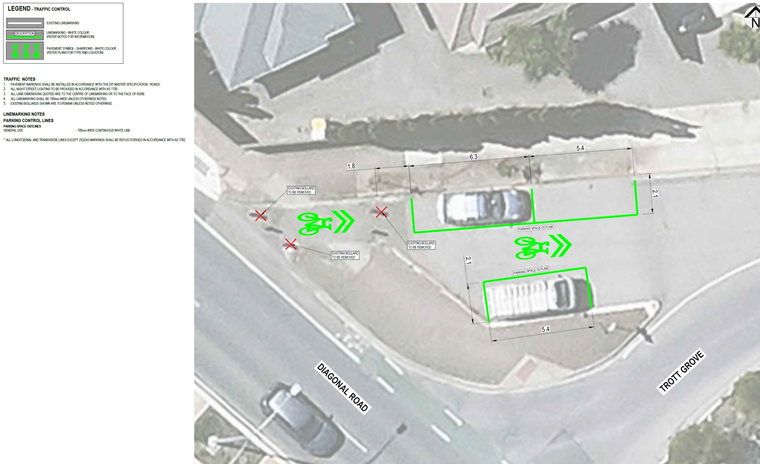 Bicycle entry Trott Grove