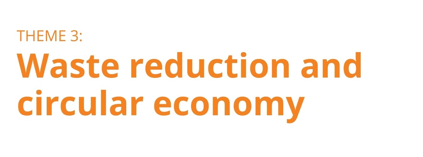 Theme 3: Waste reduction and circular economy